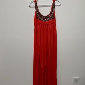 Orange Cotton Dress - BRAND NEW - Medium